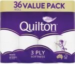 Quilton Toilet Paper 36pk 3ply 180 Sheets - Image 2