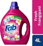 Fab Fresh Frangipani Front and Top Loader Laundry Liquid Detergent 4 Litre